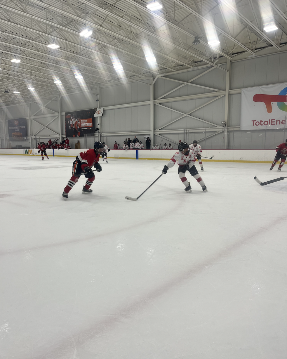 East Ice Hockey defeats Holy Lenape Valley in varsity game